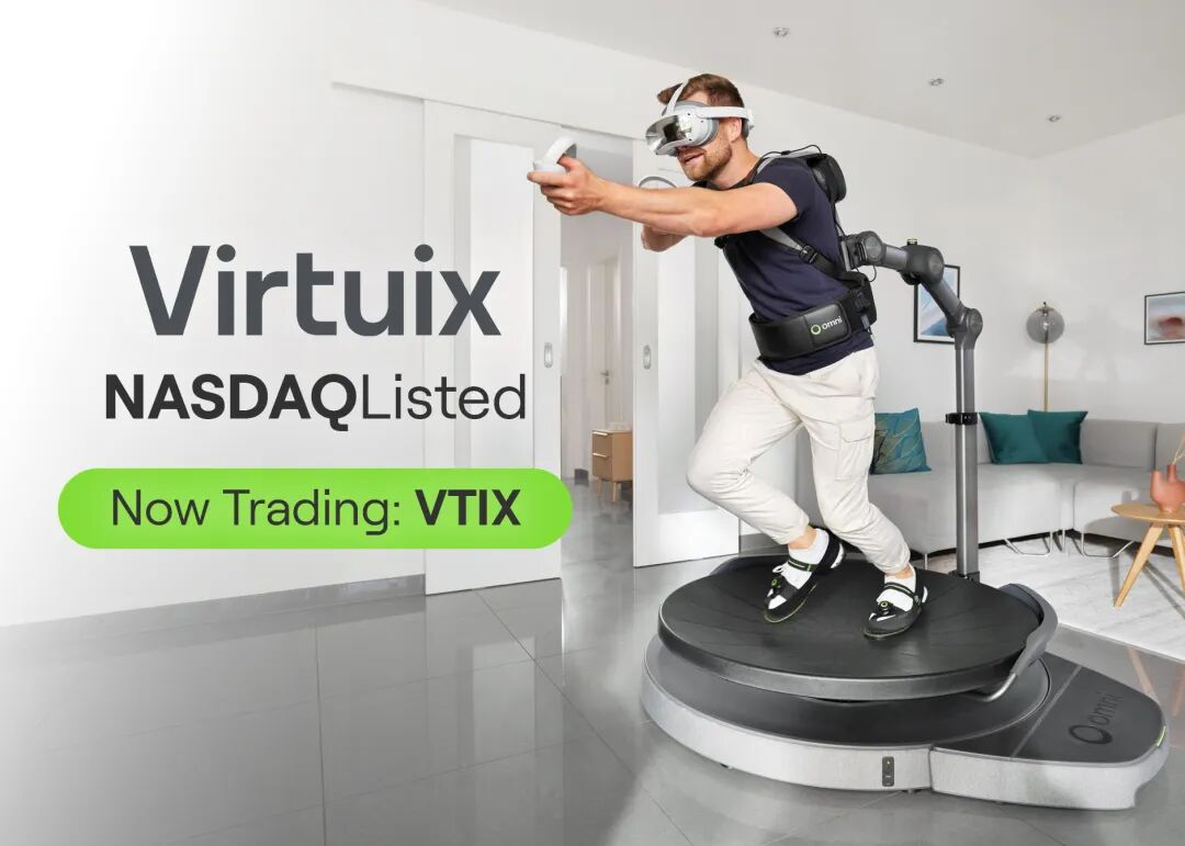 祝贺Virtuix纳斯达克上市！利亚德携手加速AI融合应用财产化